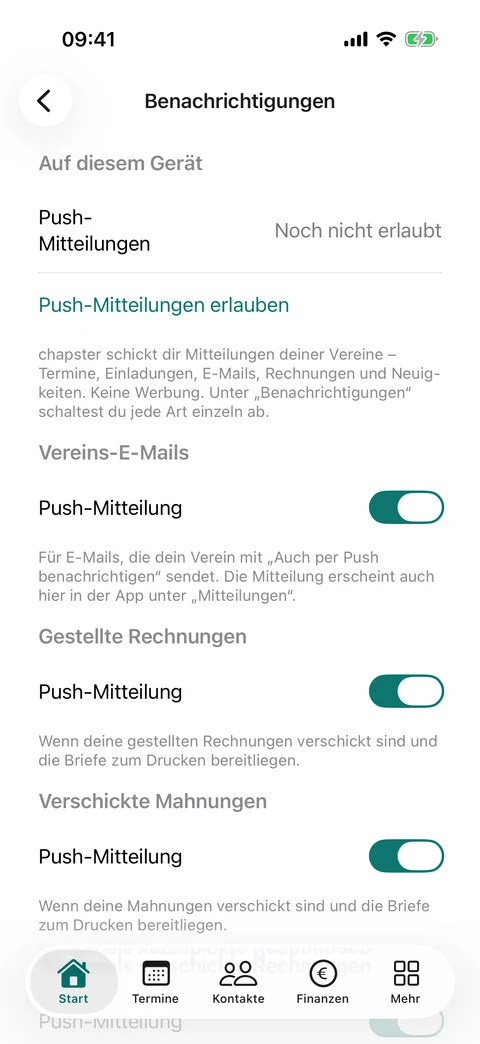 Eigene Benachrichtigungen